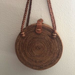 Round Ratan Bag